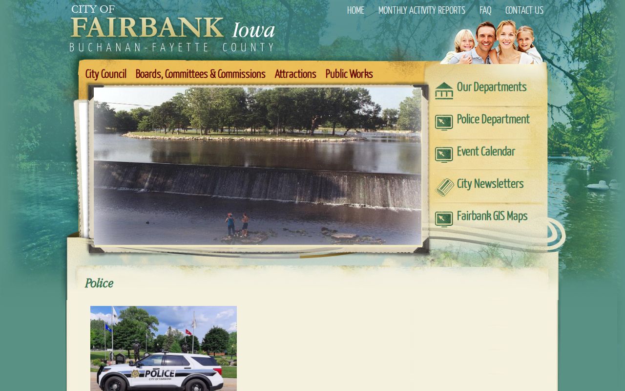 Fairbank Police Department official arrest records information